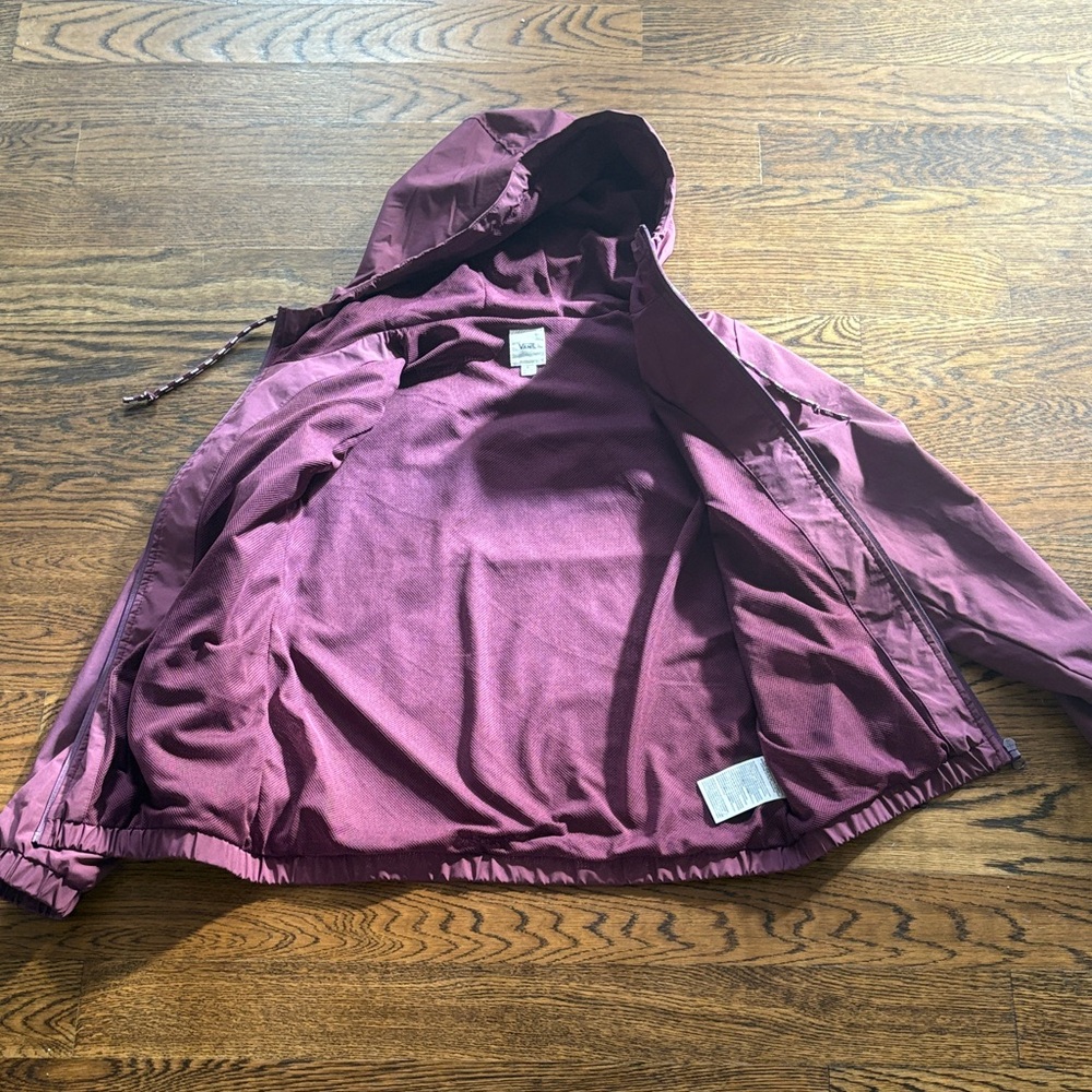 Vans Maroon Hooded Windbreaker - Picture 6 of 7